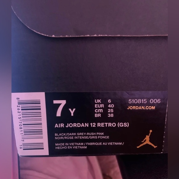 Air Jordan 12 Retro GG 'Rush Pink' - Picture 6 of 8